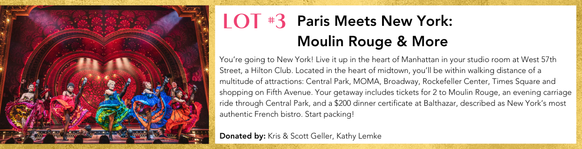 Lot #3 - Paris Meets New York